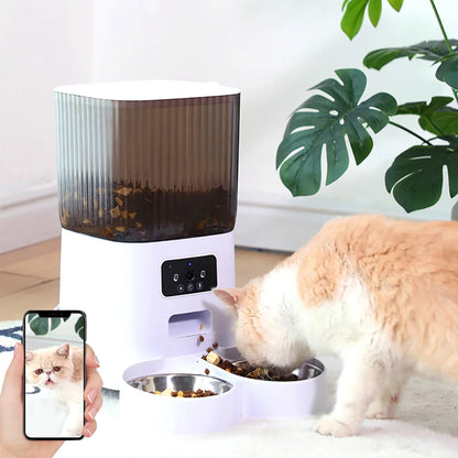 Smart Feeder with Camera & Bowls