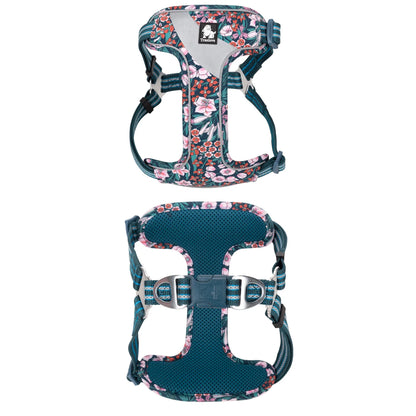 Floral Padded Dog Harness